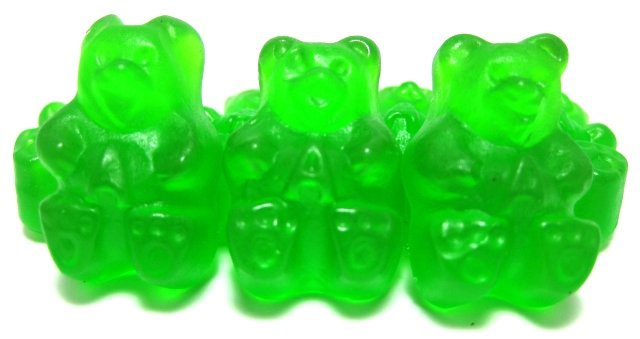 Candy Pros Green Apple Gummy Bears