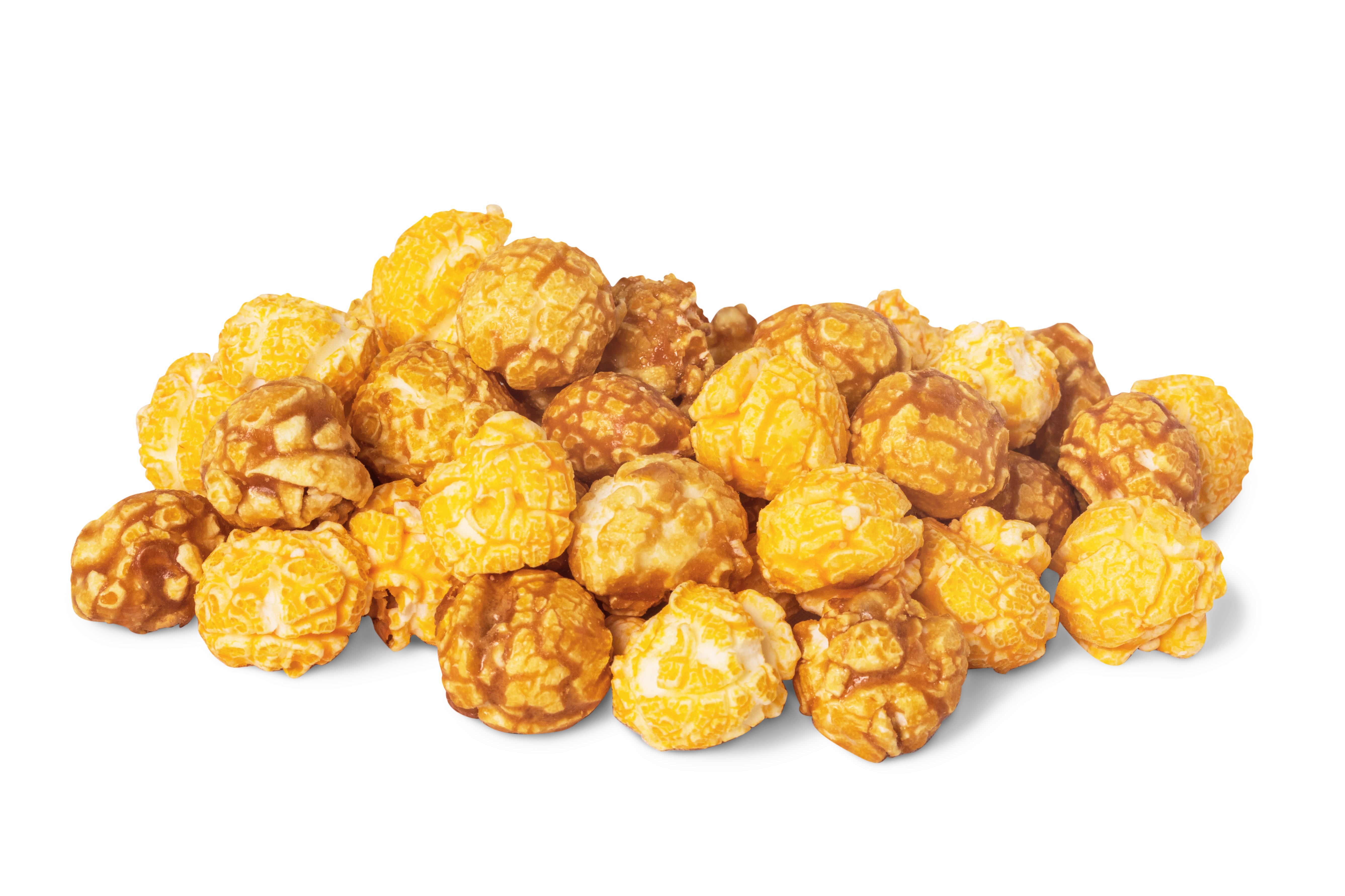 Gourmet Cheddar Cheese Popcorn by It's Delish, 6 oz Jumbo-Sized Reusable Container (Jar) Festive Caramel Corn Air Popped Sweet and Crunchy Glazed Car