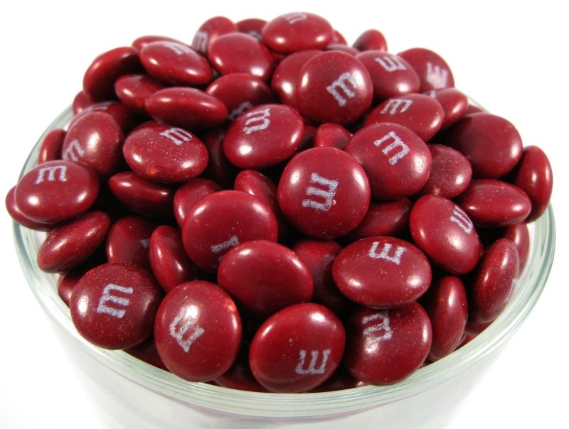 M&M's® Colorworks - Maroon 1 lb. - True Confections Candy Store & More