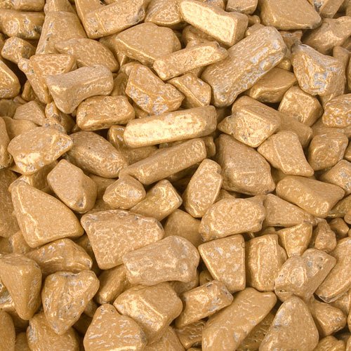 Gold Chocolate Rocks Nuggets - 30 lb Case