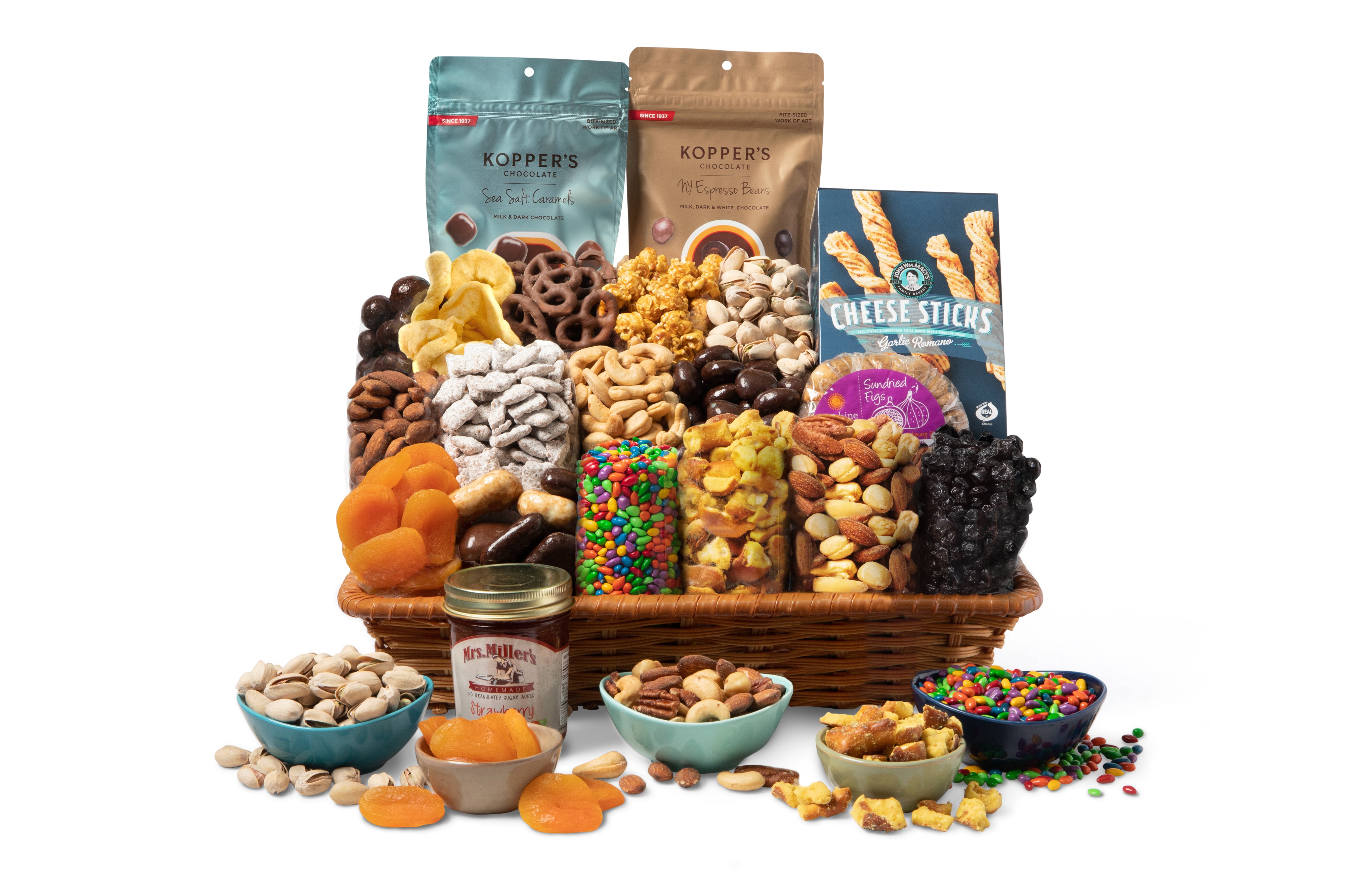  Gourmet Favorites, Coffee, Tea & Gourmet Snacks Gift basket
