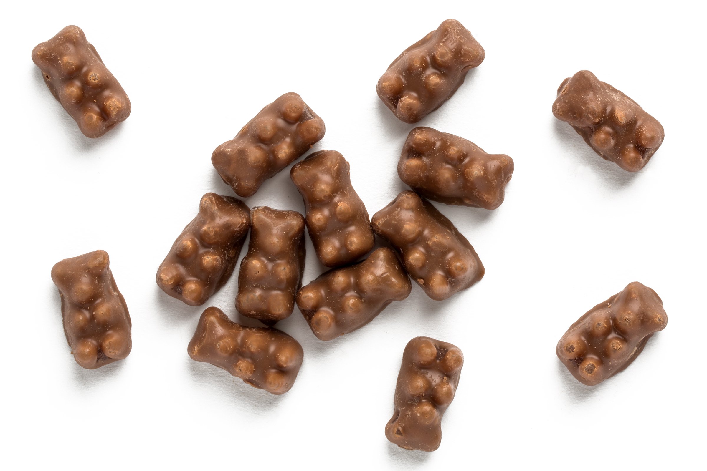 Chocolate Covered Gummi Bears, Milk Chocolate Gummies